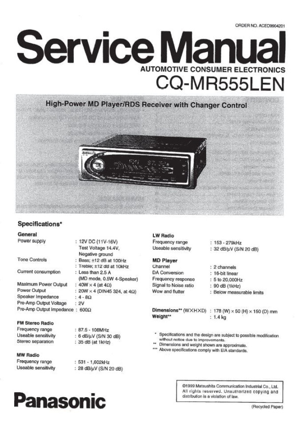 CQ-MR555LEN